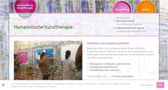 Desktop Screenshot of humanistische-kunsttherapie.de